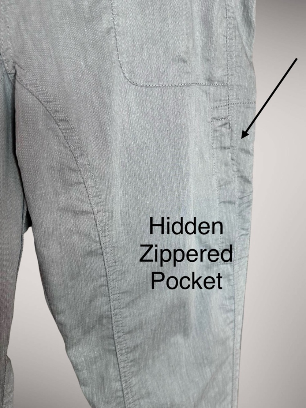 Kuhl Cabo Linen Blend Pants Women’s Size 10 Gray Style 6272 UPF 50+ Pockets Grey - Picture 6 of 16